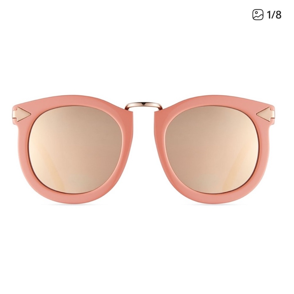 Karen Walker Super Luna sunglasses pink